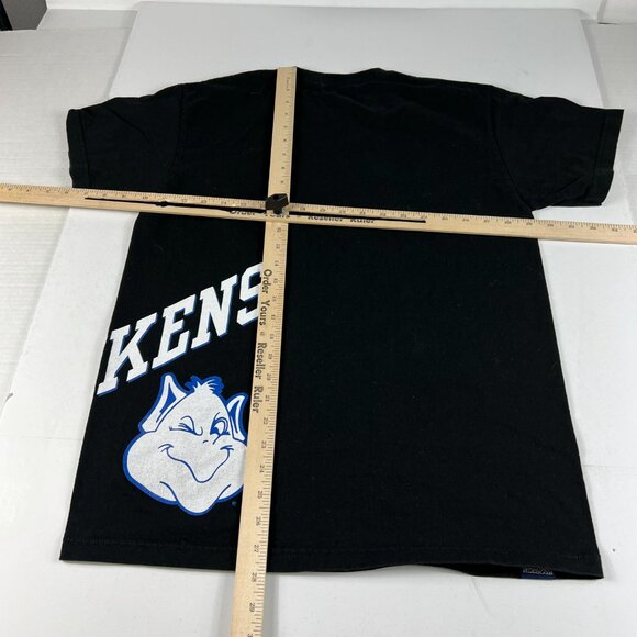 Jansport Saint Louis Billakens Shirt Medium Black Wrap Around Short Sleeve Tee - Picture 9 of 12